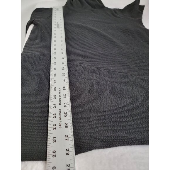 Clara Sun Woo Black Cowl Neck Tunic Sweater Medium - Picture 8 of 8